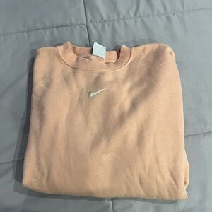 Nike Peach Crew Neck Sweater